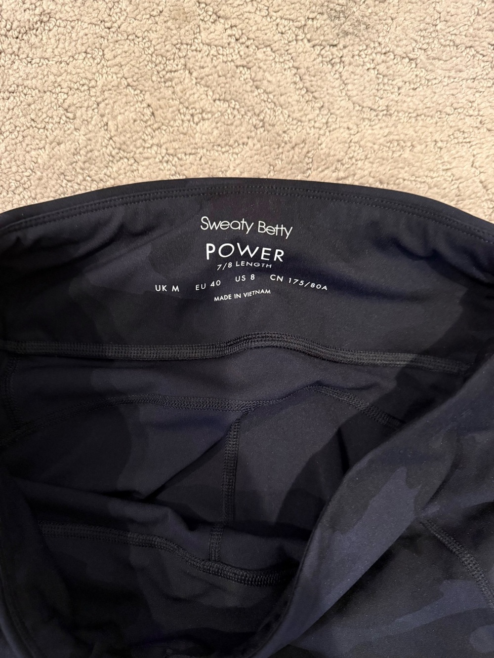 BUNDLE of 4 Sweaty Betty Power Leggings 7/8 length size M - EUC - Picture 3 of 16
